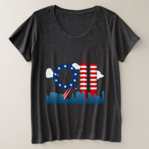 Patriot 9-11 Tag Plus Size T - Shirt