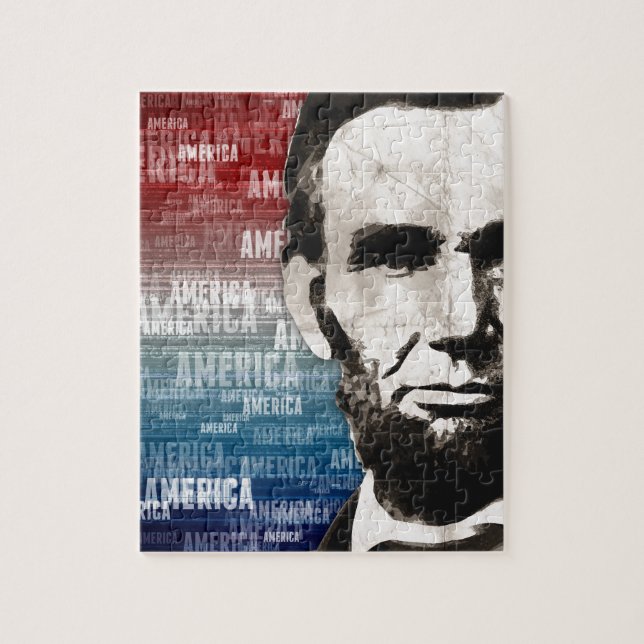 Patriot Abraham Lincoln Puzzle (Vertikal)