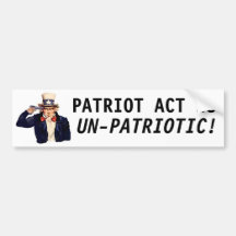 Patriot Act ist unpatriotisch!