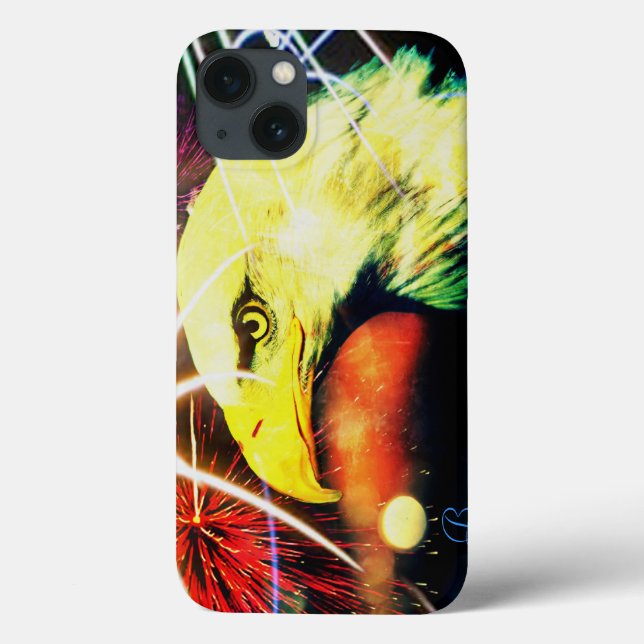 Patriot Bald Eagle Fireworks iPad Air Hüllen (Rückseite)