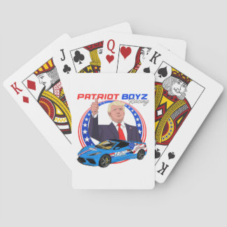 Patriot Boyz Racing und Trump Corvette  Spielkarten
