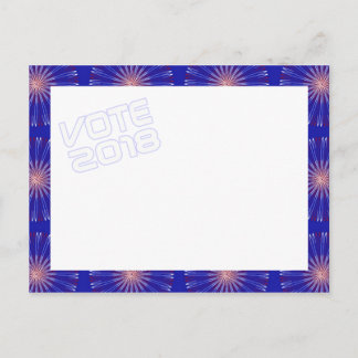 Patriot Coronas VOTE 2018 Postkarte
