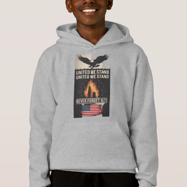 Patriot Day (Erinnerung am 11. September) Hoodie (Vorderseite)