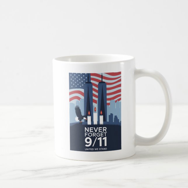 Patriot Day (Erinnerung am 11. September) Kaffeetasse (Rechts)