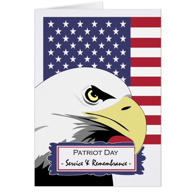 Patriot Day mit Eagle und der amerikanischen Flagg (Vorne)