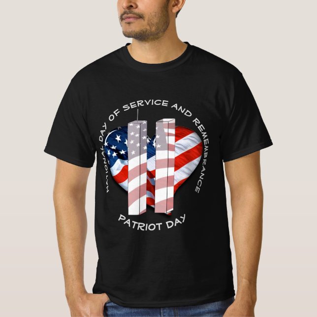 Patriot Day/Tag des Gedenkens T-Shirt (Vorderseite)