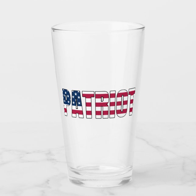 Patriot Flag Glas (Vorderseite)