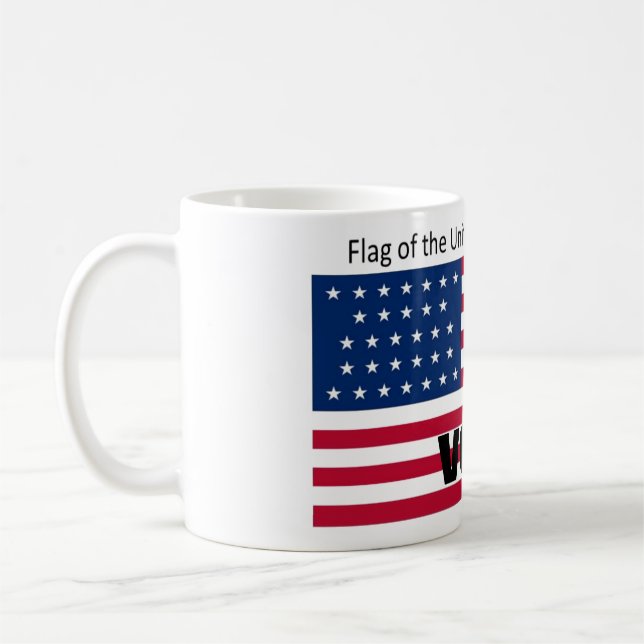Patriot Flag Hat Serie Kaffeetasse (Links)
