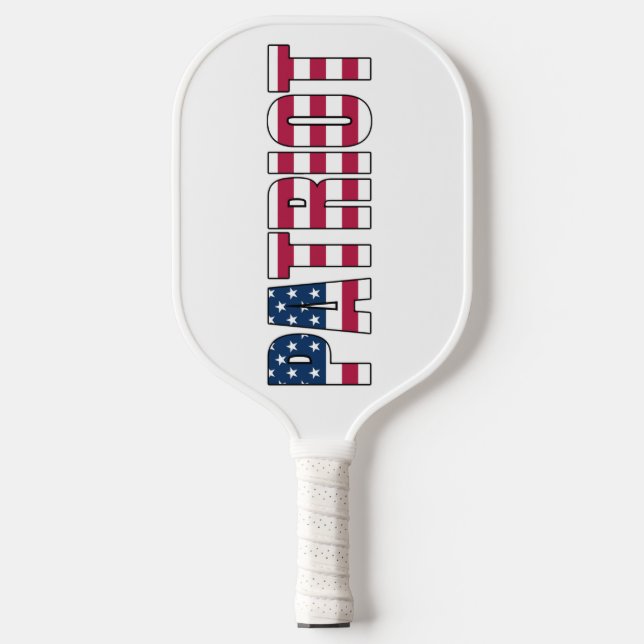 Patriot Flag Pickleball Schläger (Vorderseite)