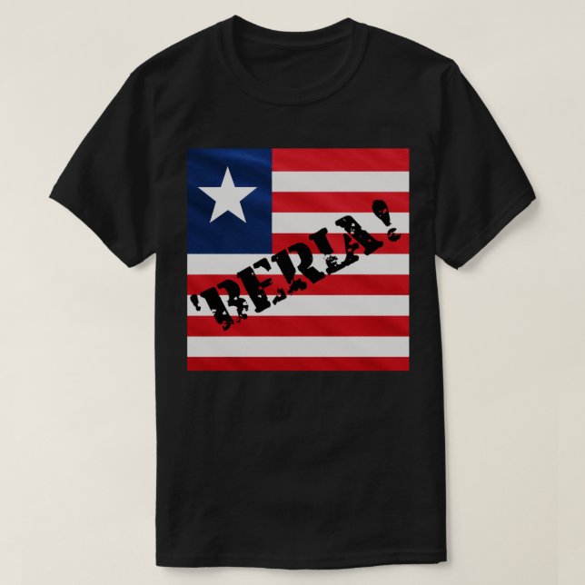 PATRIOT FLAG ROT WEISS UND BLAU T-Shirt (Design vorne)