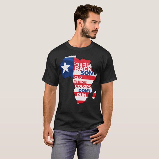 PATRIOT FLAG ROT WEISS UND BLAU T-Shirt (Vorne ganz)