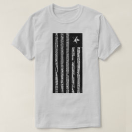 PATRIOT FLAG SCHWARZ UND WEISS T-Shirt