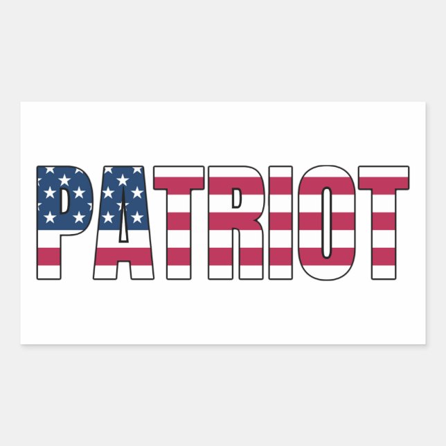 Patriot Flag Sticker (Vorderseite)