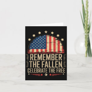 Patriot Flaggen Designs Memorial Day 4. Juli Karte