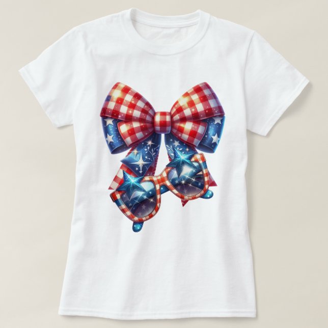 Patriot Gingham Art T-Shirt (Design vorne)