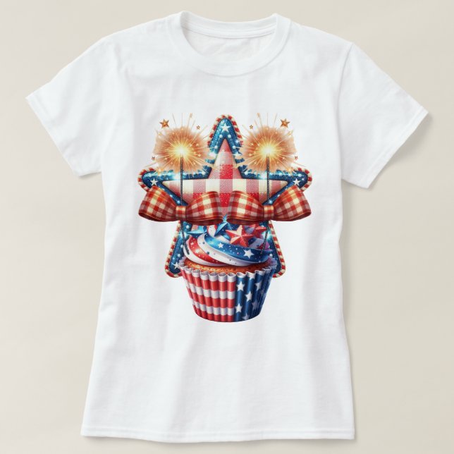 Patriot Gingham Art T-Shirt (Design vorne)