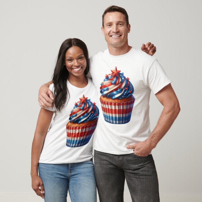 Patriot Gingham Art T-Shirt (Unisex)