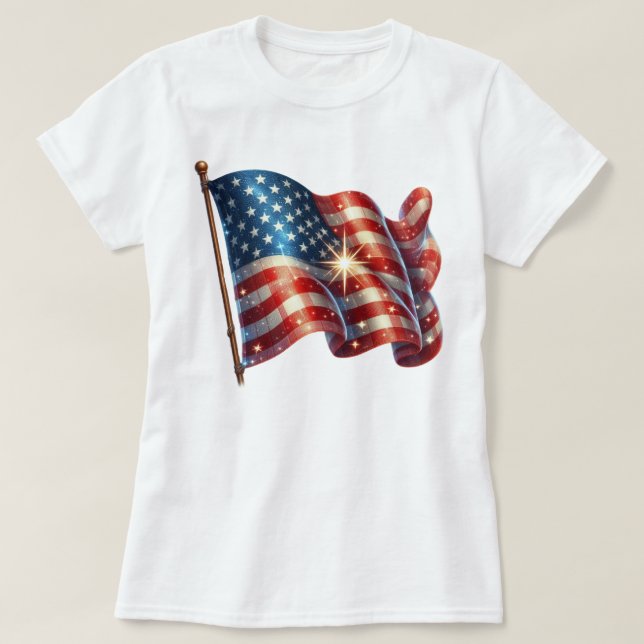 Patriot Gingham Art T-Shirt (Design vorne)