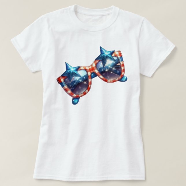 Patriot Gingham Art T-Shirt (Design vorne)