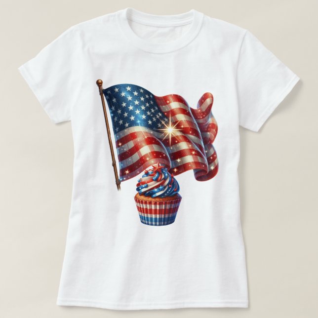 Patriot Gingham Art T-Shirt (Design vorne)
