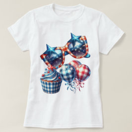 Patriot Gingham Art T-Shirt