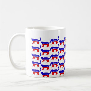 Patriot-Katzen-Tasse Kaffeetasse