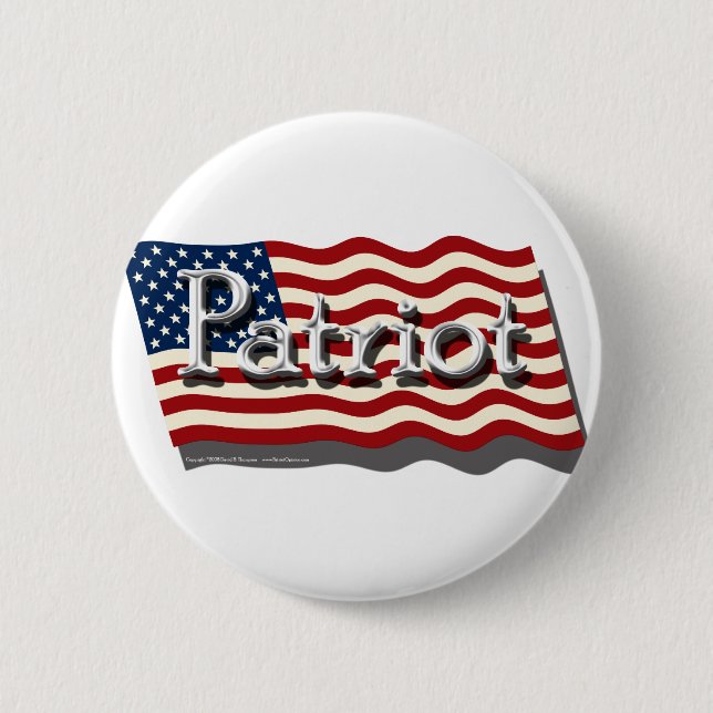 Patriot-Knopf (Silber) Button (Vorderseite)