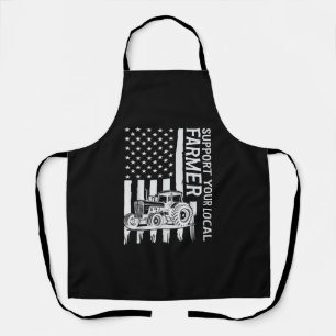 Patriot Landwirt Traktor USA-Flagge Landwirt Vater Schürze