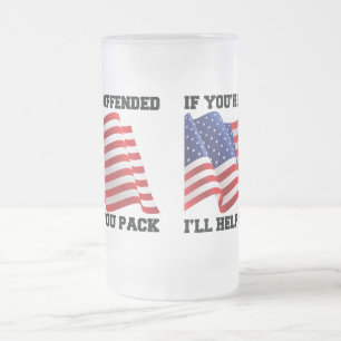 Patriot Mattglas Bierglas
