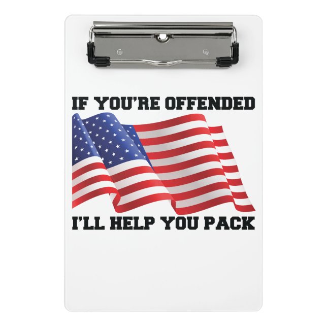 Patriot Mini Klemmbrett (Vorderseite)