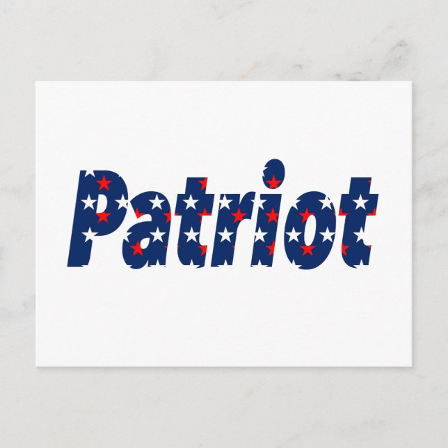 Patriot Postkarte (Vorderseite)