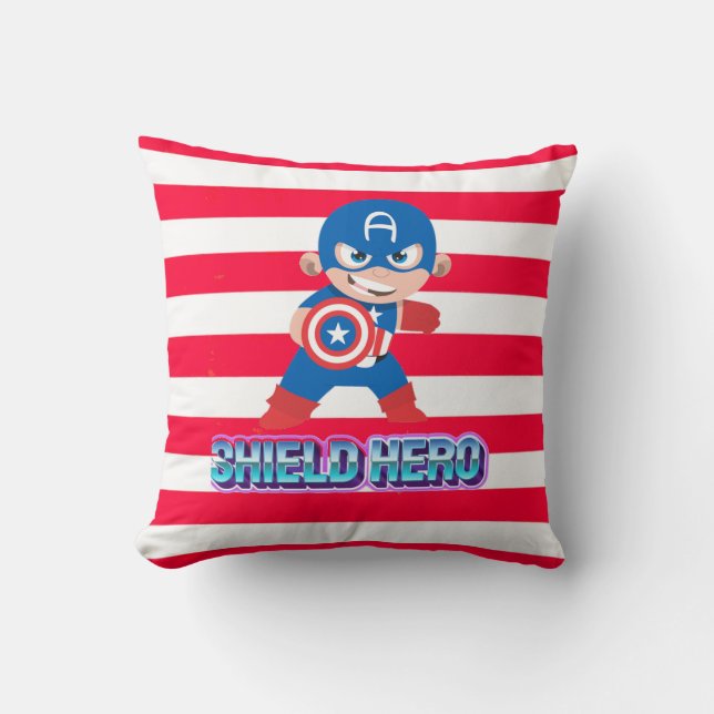 Patriot Power Throw Pillow Kissen (Vorderseite)