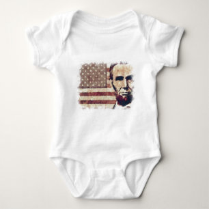 Patriot Präsident Abraham Lincoln Baby Strampler