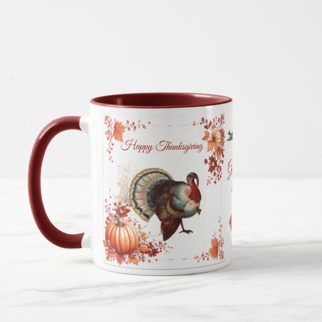 Patriot Turkey Erntedank Tasse (Links)