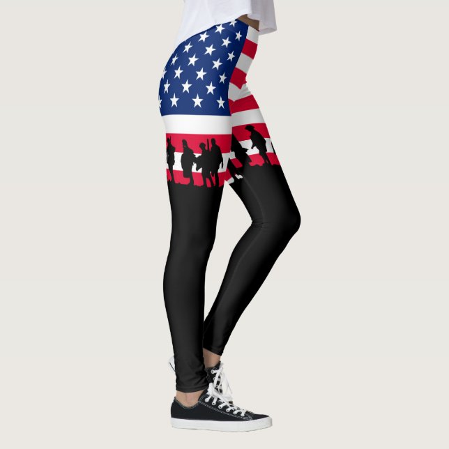 Patriot USA Soldiers flag Leggings (Rechts)