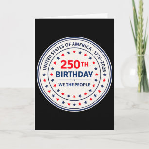 Patriot We The People 250 Jahre Amerika 1776 2026 Karte