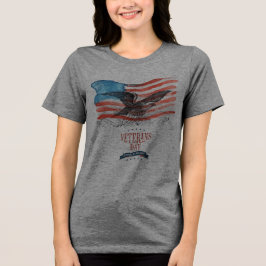 Patrioten erinnerten grau Tri-Blend shirt