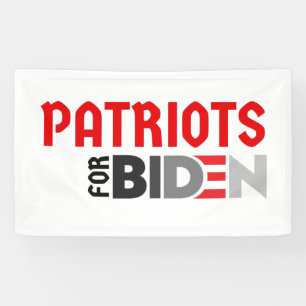 Patrioten für Joe Biden Präsident Banner
