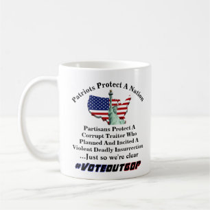 Patrioten schützen eine Nationalparkinson... Kaffeetasse