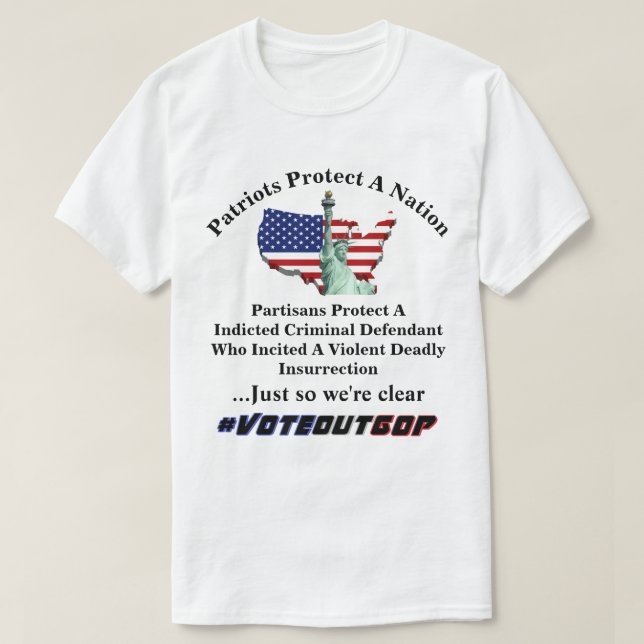 Patrioten schützen eine Nationalparkinson... T-Shirt (Design vorne)