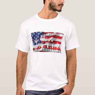 Patrioter Gott segne Amerika T-Shirt