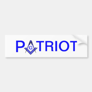 PatriotfreimaurerAutoaufkleber Autoaufkleber