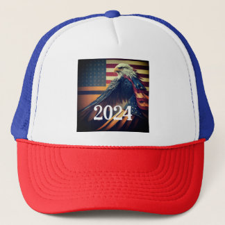 Patriotic 2024 Eagle Cap Truckerkappe