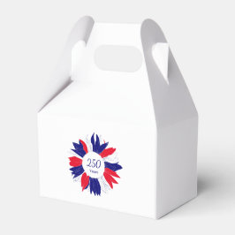 Patriotic 250 USA Anniversary 4th of July Party Geschenkschachtel