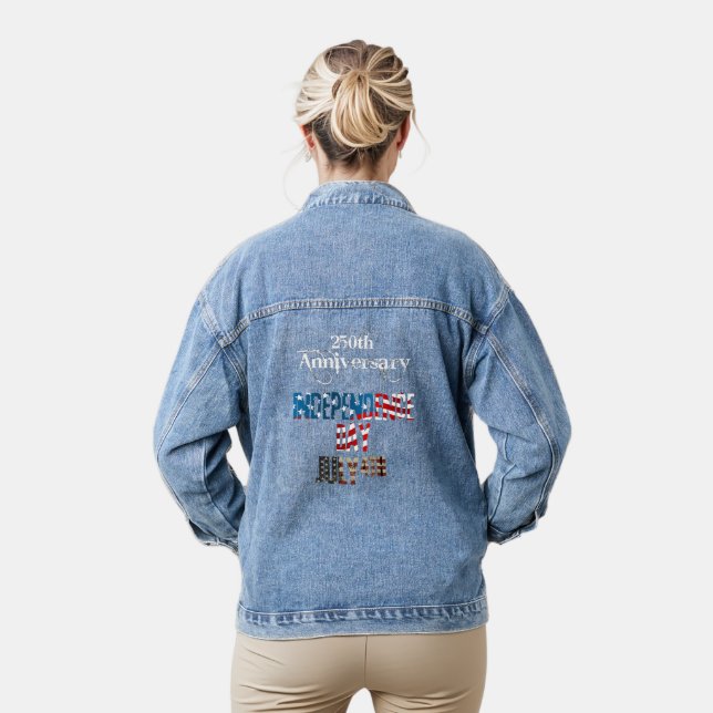  Patriotic 250th Anniversary Jeansjacke (Modell)