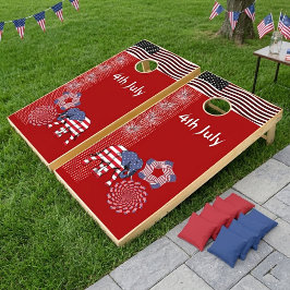 Patriotic 4. Juli American Flag Elephant Feuerwerk