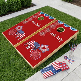 Patriotic 4. Juli American Flag Elephant Stars