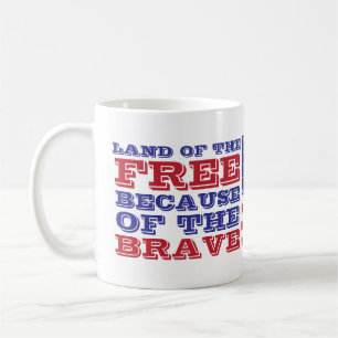 Patriotic 4. Juli Amerika Freiheit Kaffeetasse