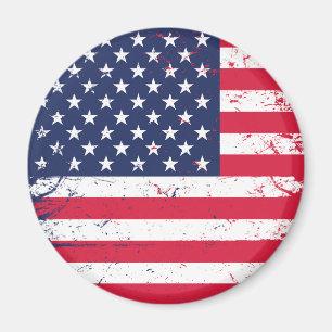 Patriotic 4. Juli Magnet