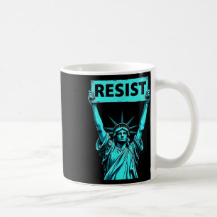 Patriotic 4. Juli Statue of Liberty Resist Tru Kaffeetasse